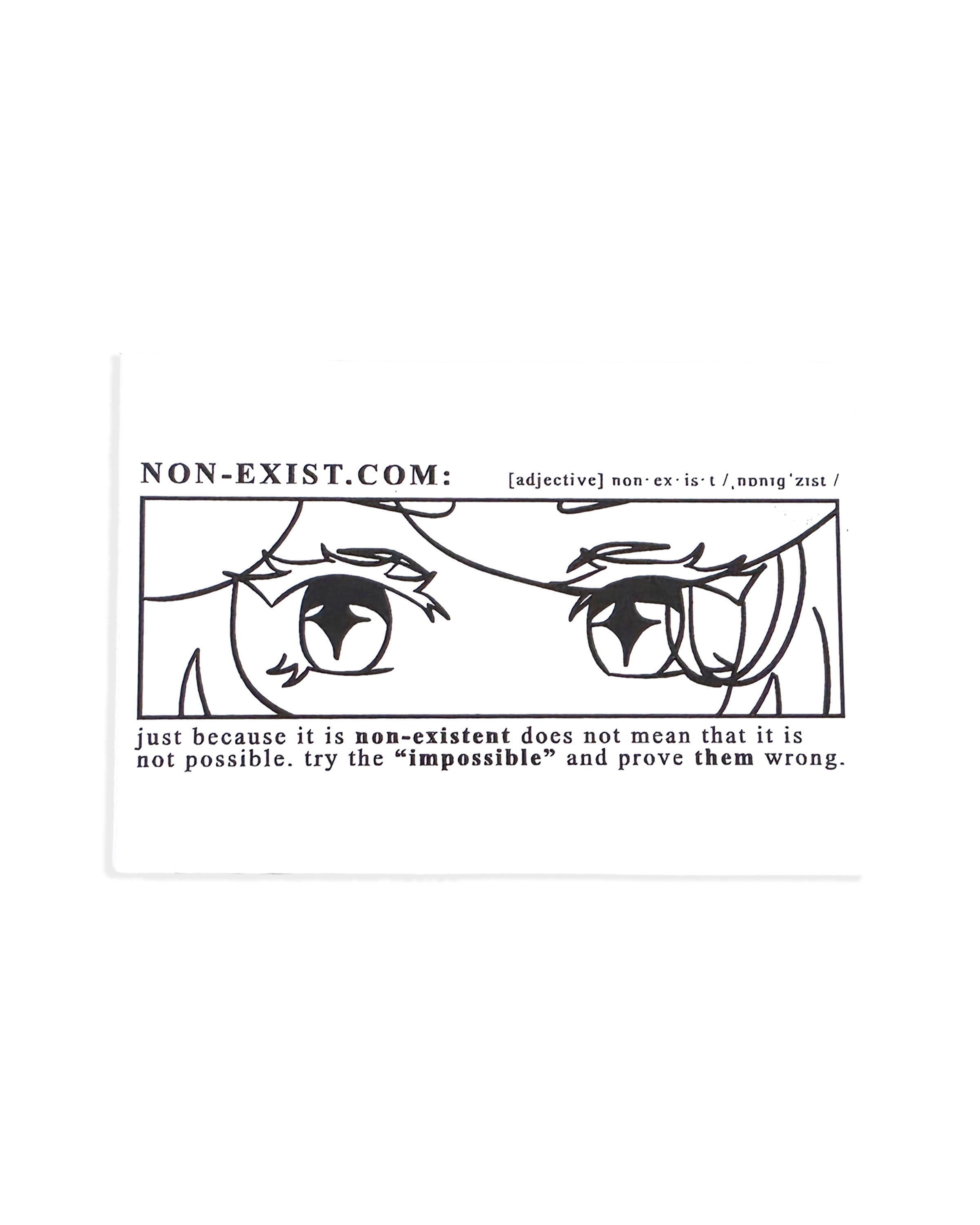 NON-EXIST - Mini Sticker pack