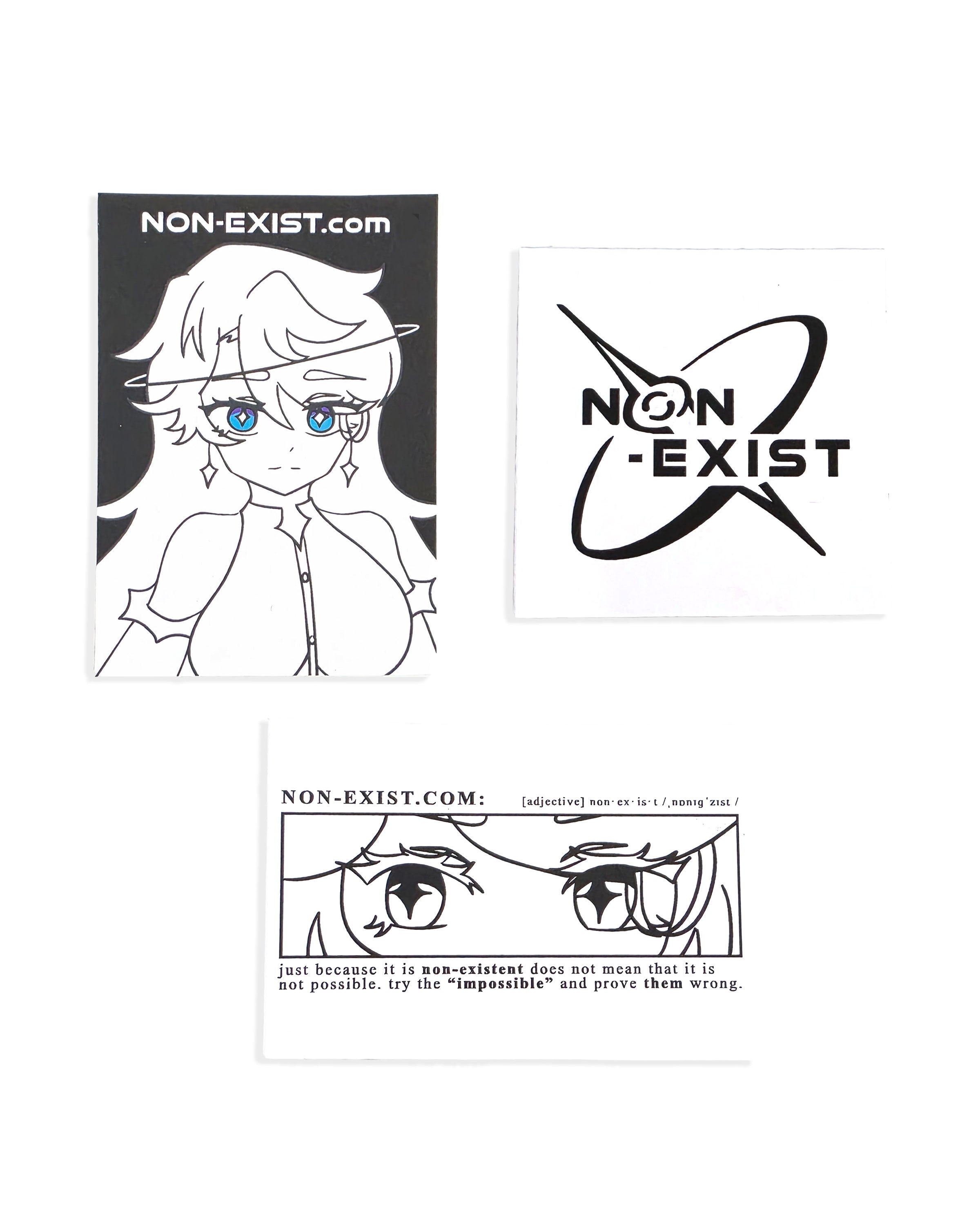 NON-EXIST - Mini Sticker pack