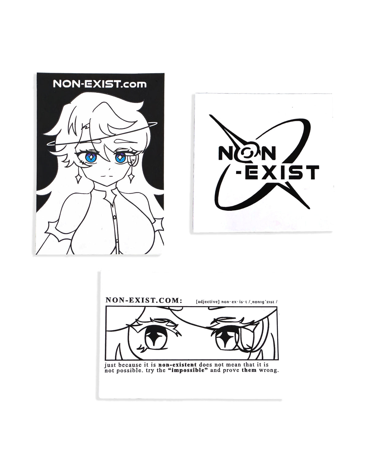 NON-EXIST - Mini Sticker pack